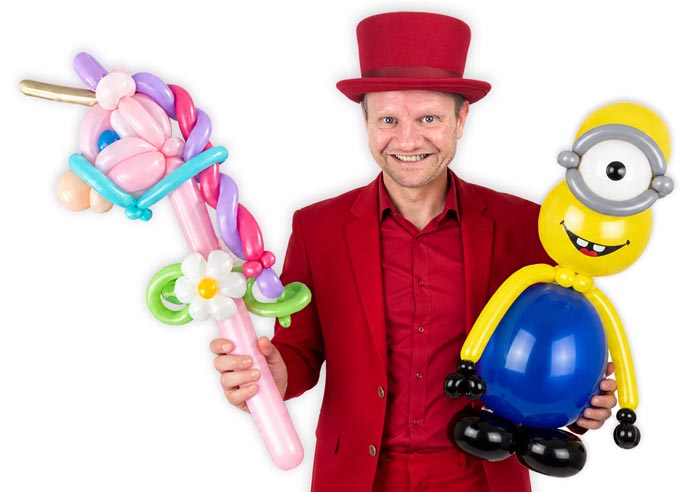 Ballonartiest Pieter Kinderfeestje