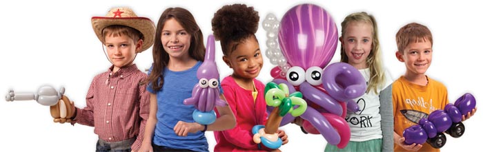 Ballonartiest kinderen kinderfeestje