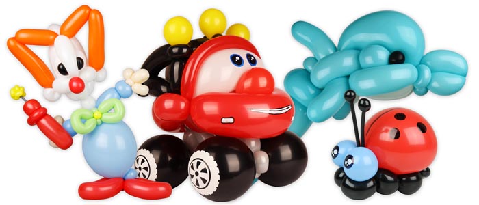 Kinderfeestje ballonfiguren Pieter Bllonnenman