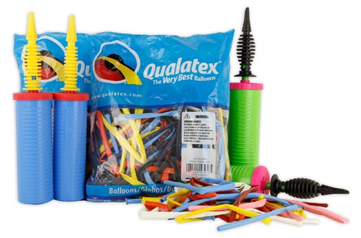 Materialen voor een workshop ballonvouwen