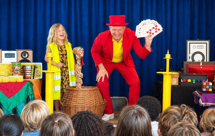 Goochelshow Kindergoochelaar Pieter