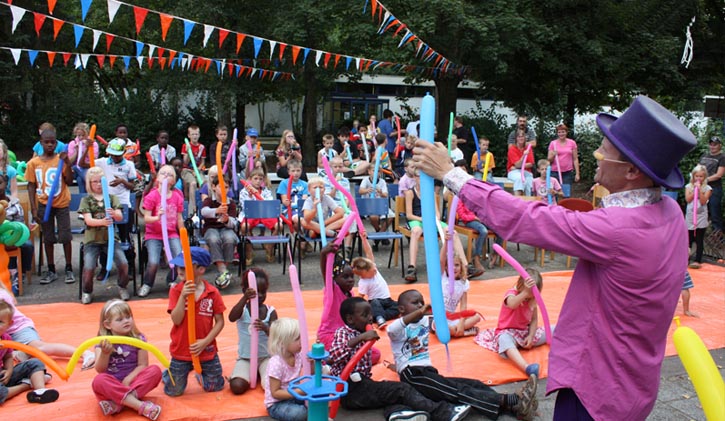 workshop ballondieren maken op school